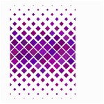 Pattern Square Purple Horizontal Large Garden Flag (Two Sides) Back