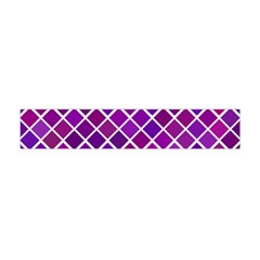 Pattern Square Purple Horizontal Flano Scarf (mini)