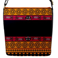 Pattern Ornaments Africa Safari Flap Closure Messenger Bag (s)