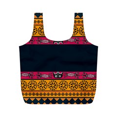 Pattern Ornaments Africa Safari Full Print Recycle Bag (m) by HermanTelo