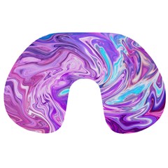 Pattern Texture Art Rainbow Travel Neck Pillow