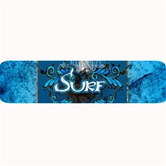 Sport, Surfboard With Water Drops Large Bar Mats by FantasyWorld7