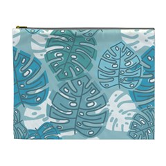 Pattern Leaves Banana Cosmetic Bag (xl) by HermanTelo