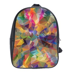Polygon Wallpaper School Bag (xl)