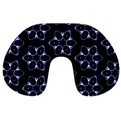 Purple Circle Wallpaper Travel Neck Pillow