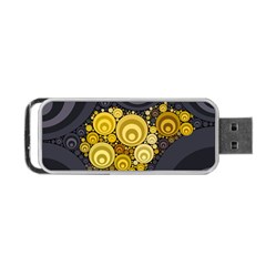 Retro Color Style Portable Usb Flash (one Side) by HermanTelo