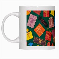 Presents Gifts Background Colorful White Mugs