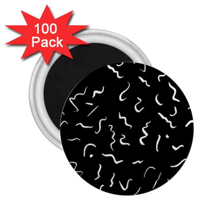 Scribbles Lines Painting 2.25  Magnets (100 pack) 