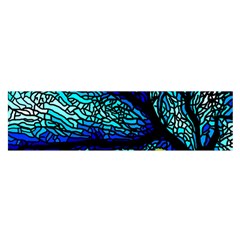 Sea Coral Stained Glass Satin Scarf (oblong)