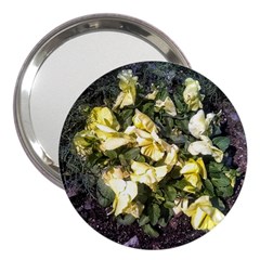 April Pansies 3  Handbag Mirrors by Riverwoman