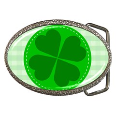 Shamrock Luck Day Belt Buckles by HermanTelo