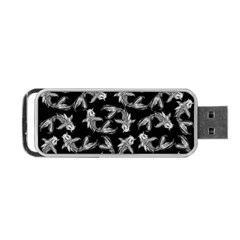 Koi Fish Pattern Portable Usb Flash (one Side)