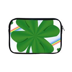 Shamrock Clover Saint Patrick Leaves Apple Ipad Mini Zipper Cases by HermanTelo