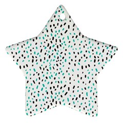 Seamless Texture Fill Polka Dots Ornament (star) by HermanTelo