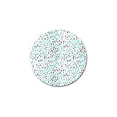 Seamless Texture Fill Polka Dots Golf Ball Marker (4 Pack) by HermanTelo