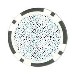 Seamless Texture Fill Polka Dots Poker Chip Card Guard (10 Pack) by HermanTelo