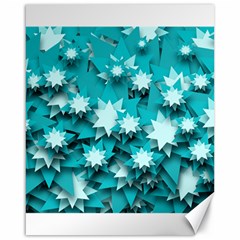 Stars Christmas Ice 3d Canvas 16  X 20  by HermanTelo