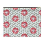 Stamping Pattern Red Cosmetic Bag (XL) Back