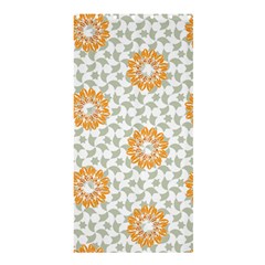 Stamping Pattern Yellow Shower Curtain 36  X 72  (stall)  by HermanTelo