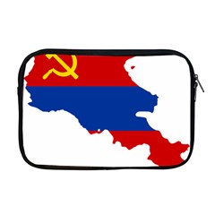 Flag Map Of Armenian Soviet Socialist Republic Apple Macbook Pro 17  Zipper Case by abbeyz71