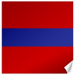 Flag Of Armenian Socialist Republic, 1952-1990 Canvas 12  X 12  by abbeyz71