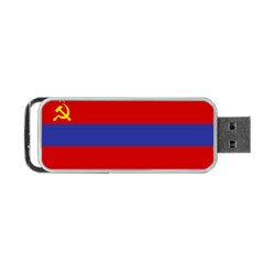 Flag Of Armenian Socialist Republic, 1952-1990 Portable Usb Flash (one Side) by abbeyz71