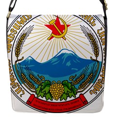 Emblem Of Armenian Soviet Socialist Republic, 1937-1991 Flap Closure Messenger Bag (s) by abbeyz71