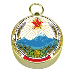 Emblem Of Armenian Soviet Socialist Republic, 1937-1991 Gold Compasses by abbeyz71