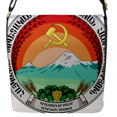 Emblem Of Armenian Socialist Republic, 1922 Flap Closure Messenger Bag (s)