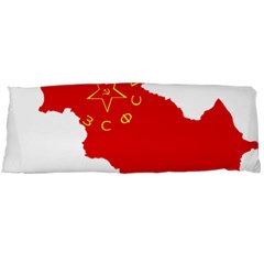 Flag Map Of Transcaucasian Socialist Federative Soviet Republic (1922–1936) Body Pillow Case (dakimakura) by abbeyz71