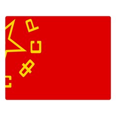 Flag Of Transcaucasian Socialist Federative Soviet Republic, 1922-1936 Double Sided Flano Blanket (large)  by abbeyz71