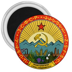 Emblem Of Transcaucasian Socialist Federative Soviet Republic, 1930-1936 3  Magnets by abbeyz71