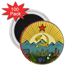 Emblem Of Transcaucasian Socialist Federative Soviet Republic, 1930-1936 2 25  Magnets (100 Pack)  by abbeyz71