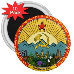 Emblem Of Transcaucasian Socialist Federative Soviet Republic, 1930-1936 3  Magnets (10 Pack)  by abbeyz71