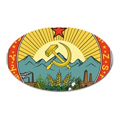Emblem Of Transcaucasian Socialist Federative Soviet Republic, 1930-1936 Oval Magnet by abbeyz71