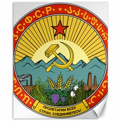 Emblem Of Transcaucasian Socialist Federative Soviet Republic, 1924-1930 Canvas 11  X 14  by abbeyz71