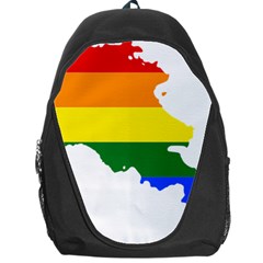 LGBT Flag Map of Armenia Backpack Bag