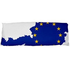 European Union Flag Map Of Austria Body Pillow Case (dakimakura) by abbeyz71