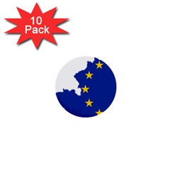 European Union Flag Map Of Austria 1  Mini Buttons (10 Pack)  by abbeyz71