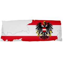 Flag Map Of Austria  Body Pillow Case Dakimakura (two Sides) by abbeyz71