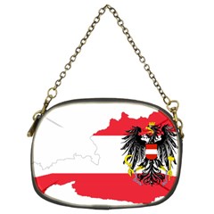 Flag Map Of Austria  Chain Purse (two Sides) by abbeyz71