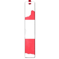 Flag Map Of Austria  Large Book Marks