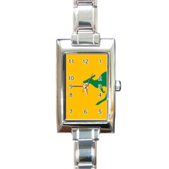 Proposed All Australian Flag Rectangle Italian Charm Watch by abbeyz71