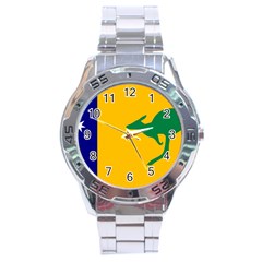 Proposed All Australian Flag Stainless Steel Analogue Watch by abbeyz71