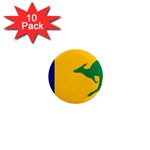 Proposed All Australian Flag 1  Mini Magnet (10 pack)  Front