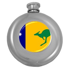 Proposed All Australian Flag Round Hip Flask (5 Oz) by abbeyz71