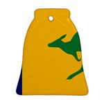 Proposed All Australian Flag Bell Ornament (Two Sides) Front