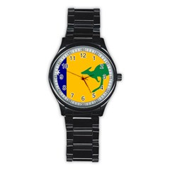 Proposed All Australian Flag Stainless Steel Round Watch by abbeyz71