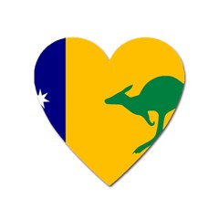 Proposed All Australian Flag Heart Magnet by abbeyz71