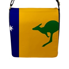 Proposed All Australian Flag Flap Closure Messenger Bag (l) by abbeyz71